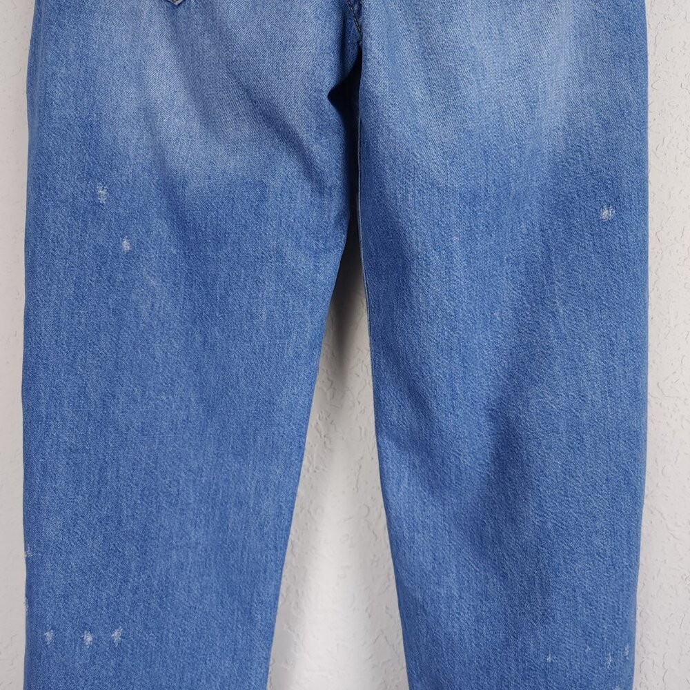 Anthropologie Pilcro 26 Med Wash Distressed High Rise The Breaker Relaxed Jeans - Picture 9 of 11